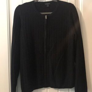 AnnTaylor factory zip up cardigan